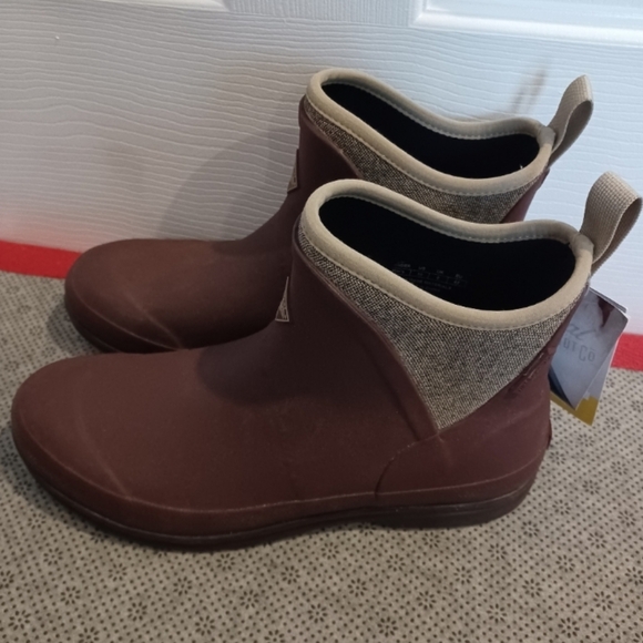 Muck Women's Originals Ankle, Rum Raisin/Tweed Herringbone sold out on website - Picture 4 of 16